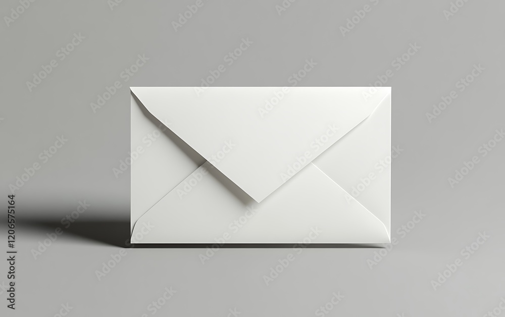 envelope 3d rendering white mockup envelope 3d rendering white mockup