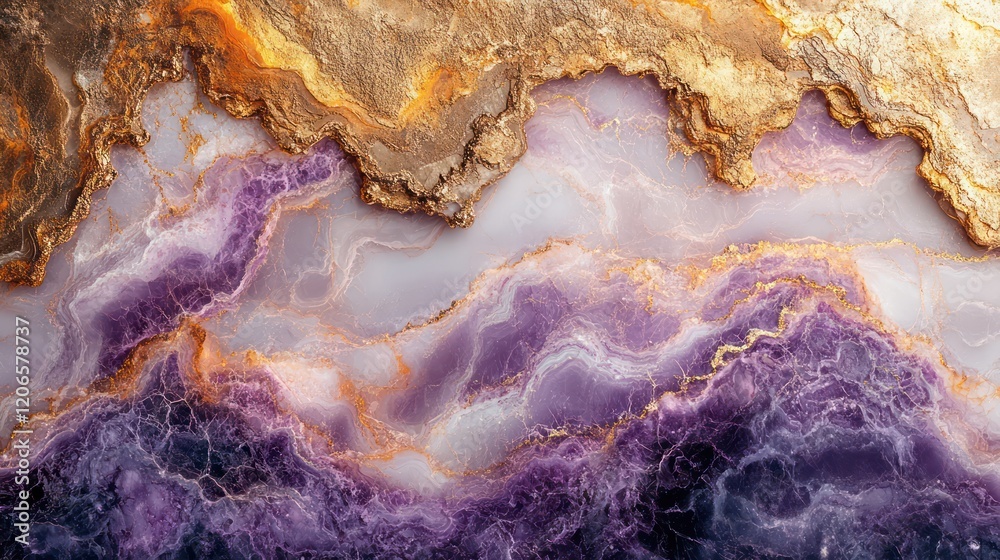 Abstract Purple and Gold Marble Texture: A Luxurious and Elegant Swirl of Color Abstract Purple and Gold Marble Texture: A Luxurious and Elegant Swirl of Color