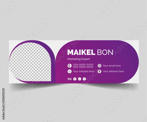 Marketing expert email signature cover design