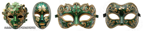 Wallpaper Mural St. Patrick's Day Celebration Masks Ireland Decorative Art Festive Environment Close-Up View Cultural Heritage Torontodigital.ca