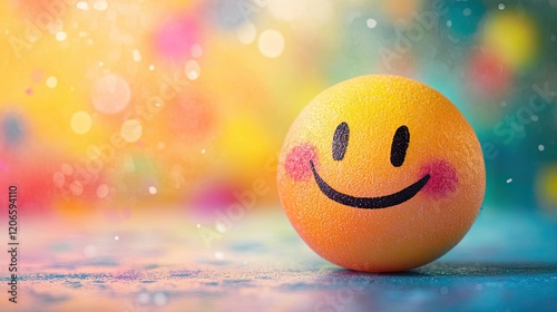 Cheerful Soft Squishy Toy for Stress Relief and Relaxation