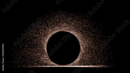 magical energy portal burst with sparking particles for fantasy compositing, alpha matte vfx with transparent background