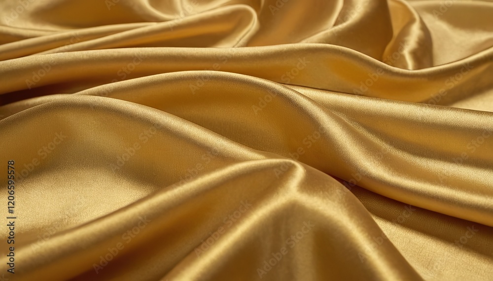 Fototapeta premium Abstract golden silk yellow background grainy texture