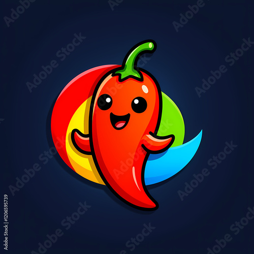 red hot chili peppers cartoon what a simile and colorful icon logo  dibujos animados de red hot chili peppers qué símil y colorido logotipo de icono
 photo