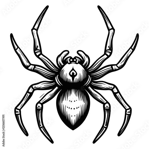 Spider art illustration arachnid vector