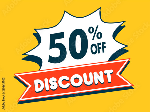 Discount Sale Marketing Design vector