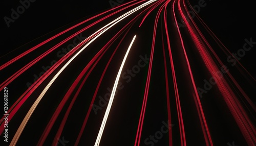 Dark red and white speed lights background