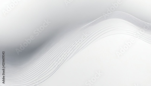 Abstract white wave background with smooth white background with smooth lines