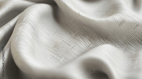 Gentle Woven Pattern in Light Ash Gray Fabric for Elegant Design