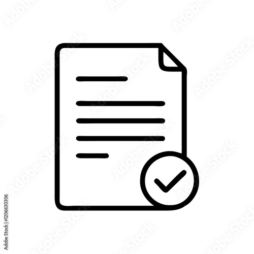 approved document icon design