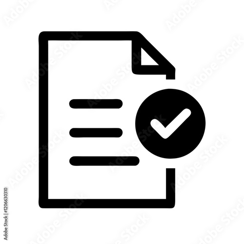 approved document icon design