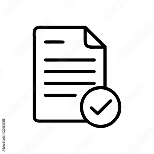 approved document icon design