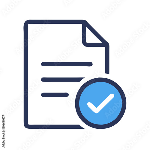 approved document icon design