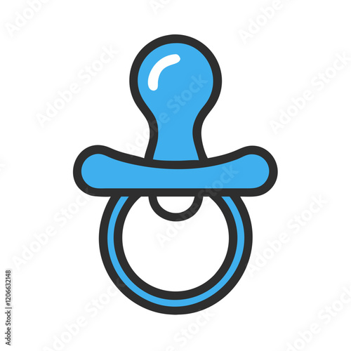 baby pacifier icon design