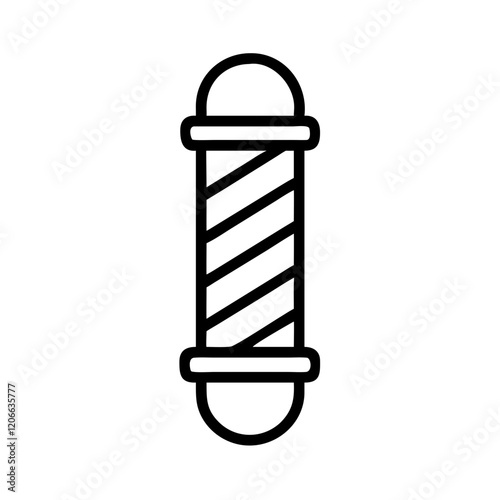 barber pole icon design