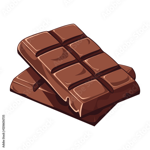 Chocolate bar vector illustration dessert sweets vector