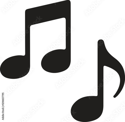 Black music player icon set silhouette vector