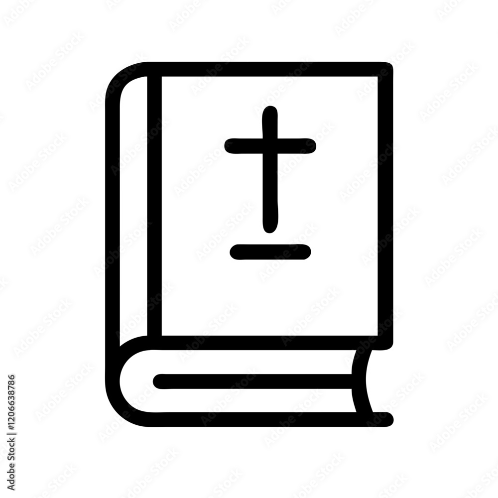 Fototapeta premium bible book icon design