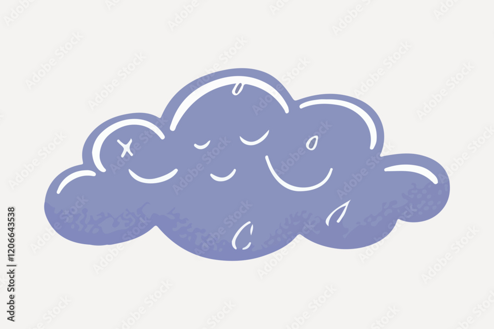 blue cloud illustration vector blue cloud illustration vector