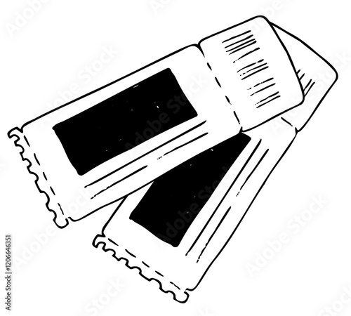 Movie tickets for a movie night  