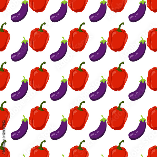 Wallpaper Mural Vegatable Pattern Background Torontodigital.ca