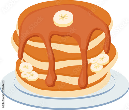 Pancake On Plate