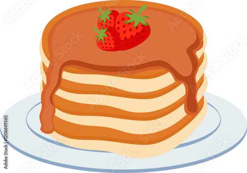 Pancake On Plate