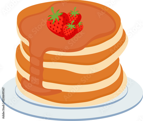 Pancake On Plate