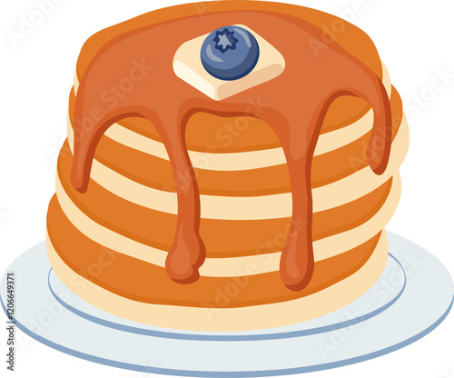 Pancake On Plate