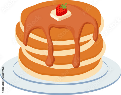 Pancake On Plate