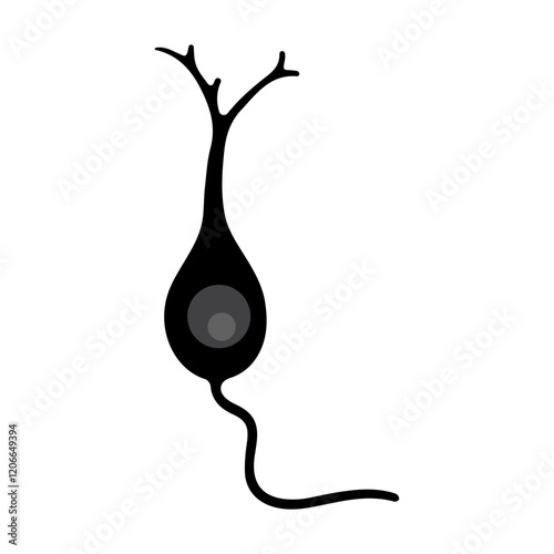 granule neuron branching glyph icon