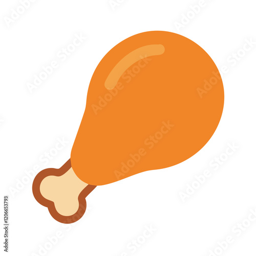 chicken leg icon design