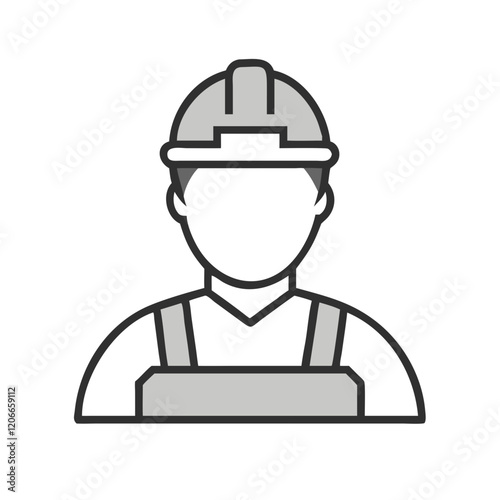 construction worker icon design