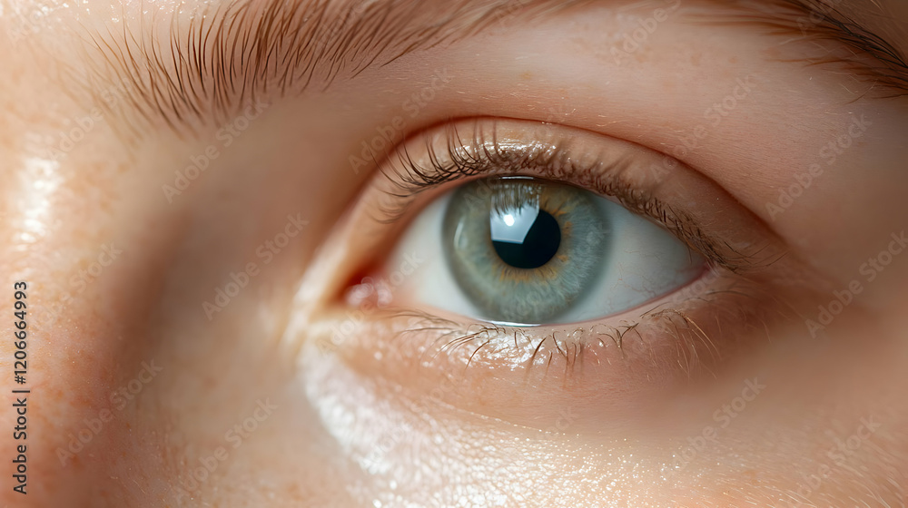 Close-up of a beautiful eye with detailed iris. Close-up of a beautiful eye with detailed iris.