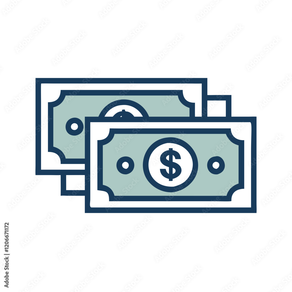 currency banknotes icon design currency banknotes icon design