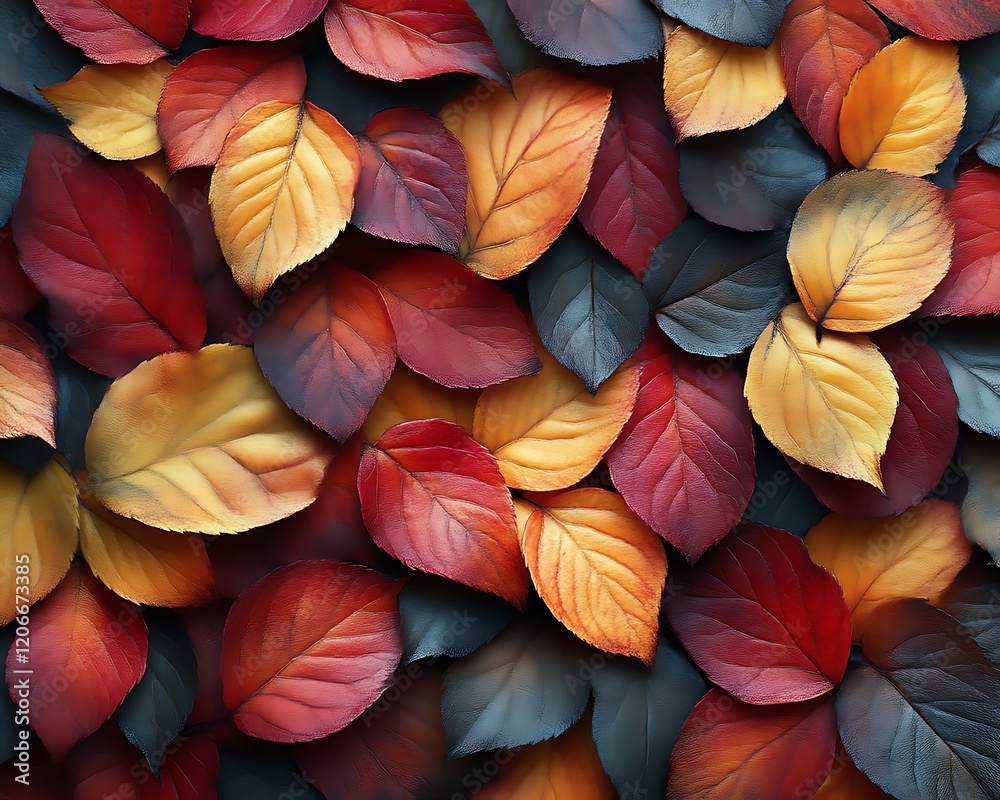 Autumn leaves texture background design Autumn leaves texture background design