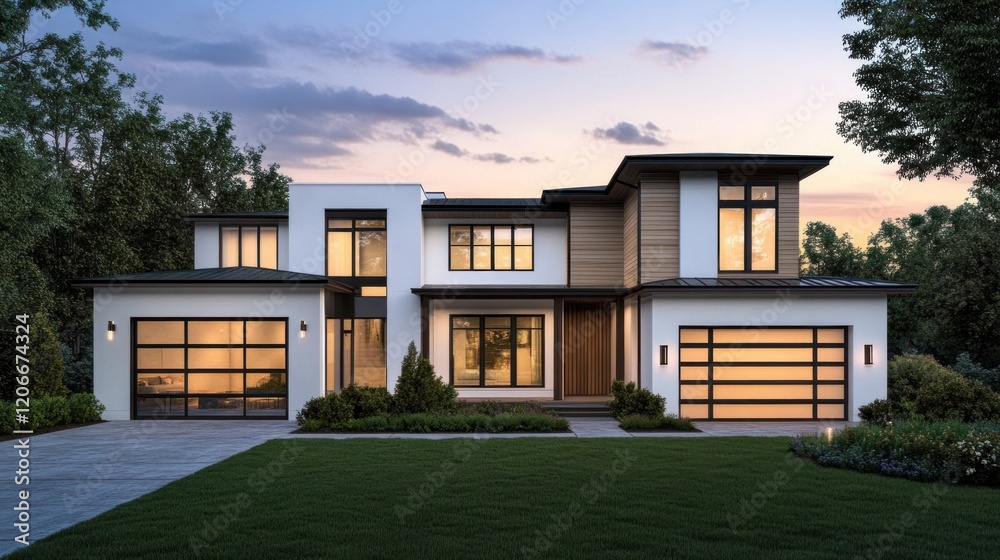 Modern House with a Minimalist Design Modern House with a Minimalist Design
