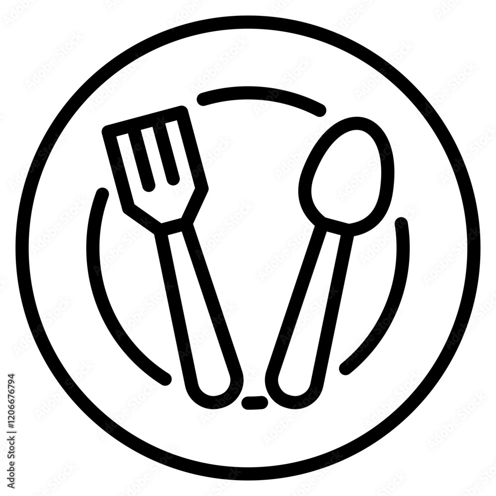 Food line icon Food line icon