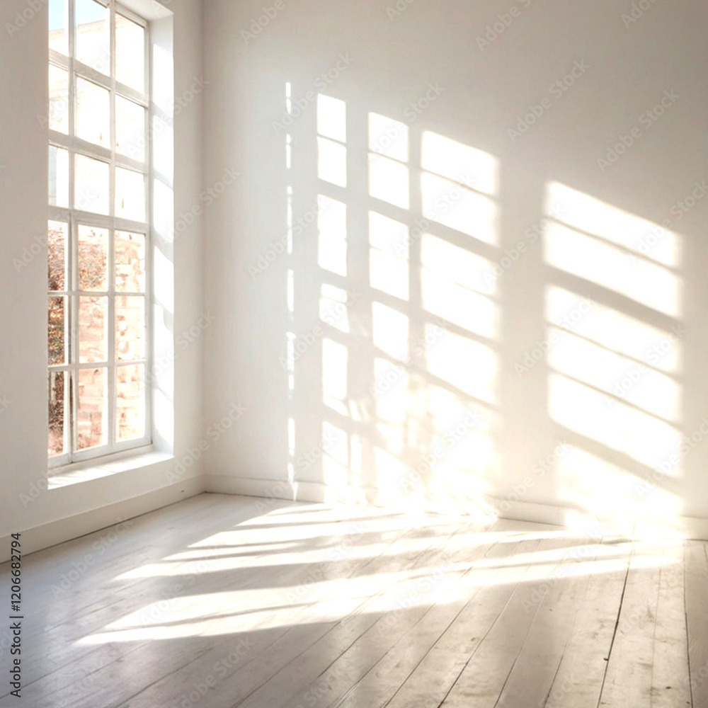 empty room with window