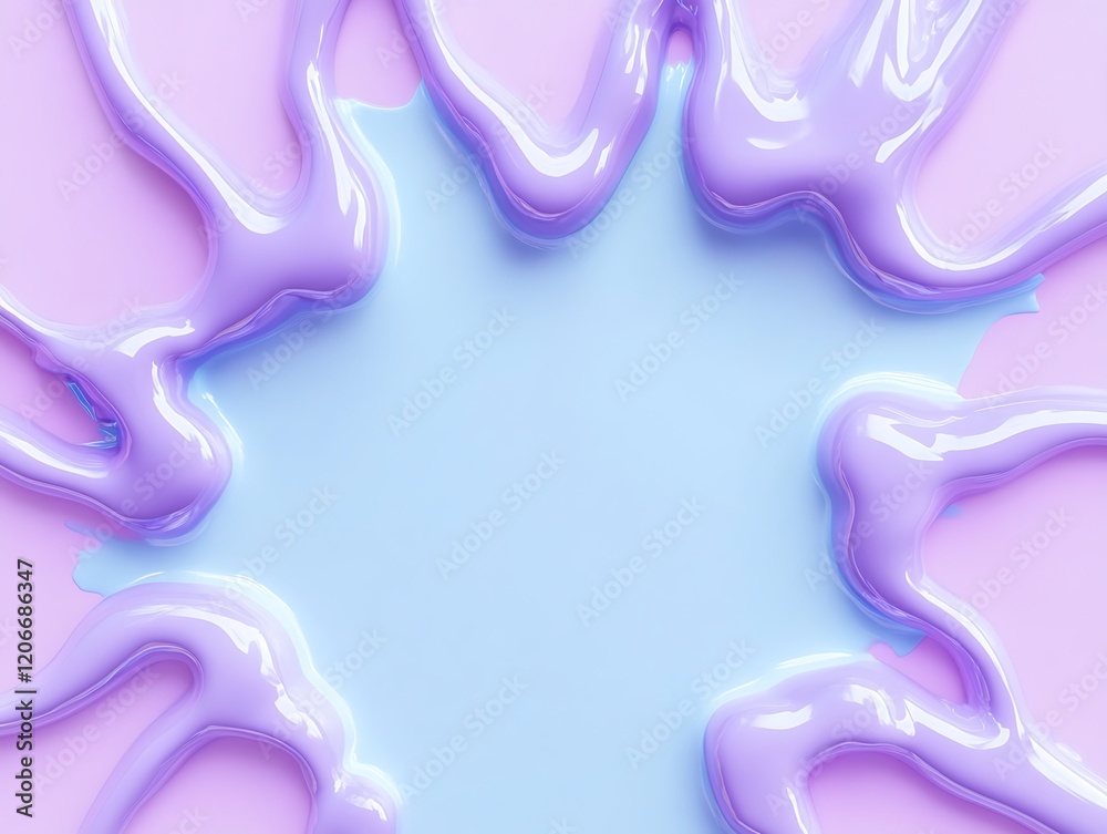 Abstract Purple and Blue Liquid Swirls Design Abstract Purple and Blue Liquid Swirls Design