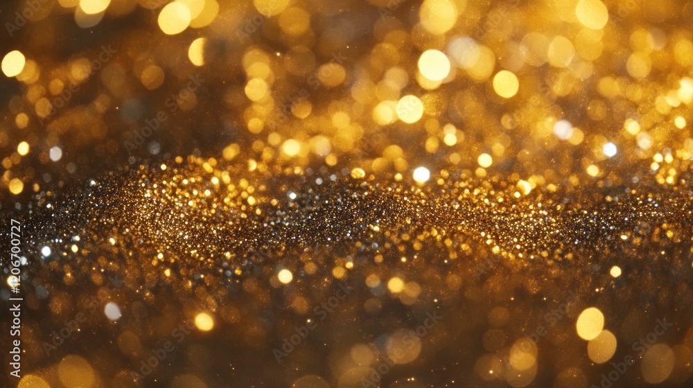 Golden Glitter Abstract Background Golden Glitter Abstract Background