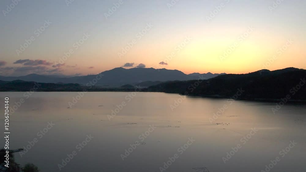 대한민국 경상남도 창녕 저수지 대한민국 경상남도 창녕 저수지