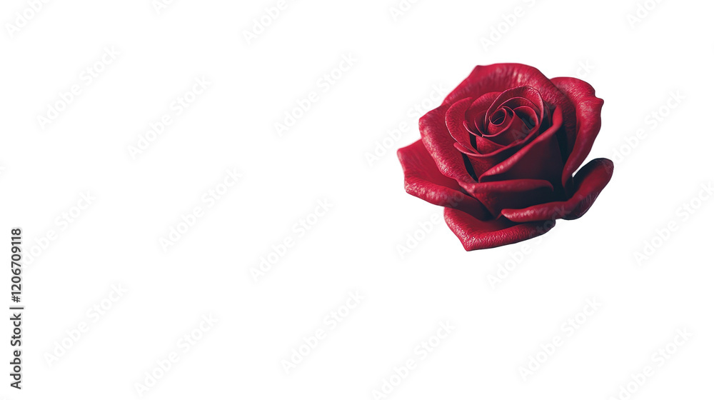 A close-up of a beautiful red rose with intricate petals and a vibrant color. transparent background A close-up of a beautiful red rose with intricate petals and a vibrant color. transparent background