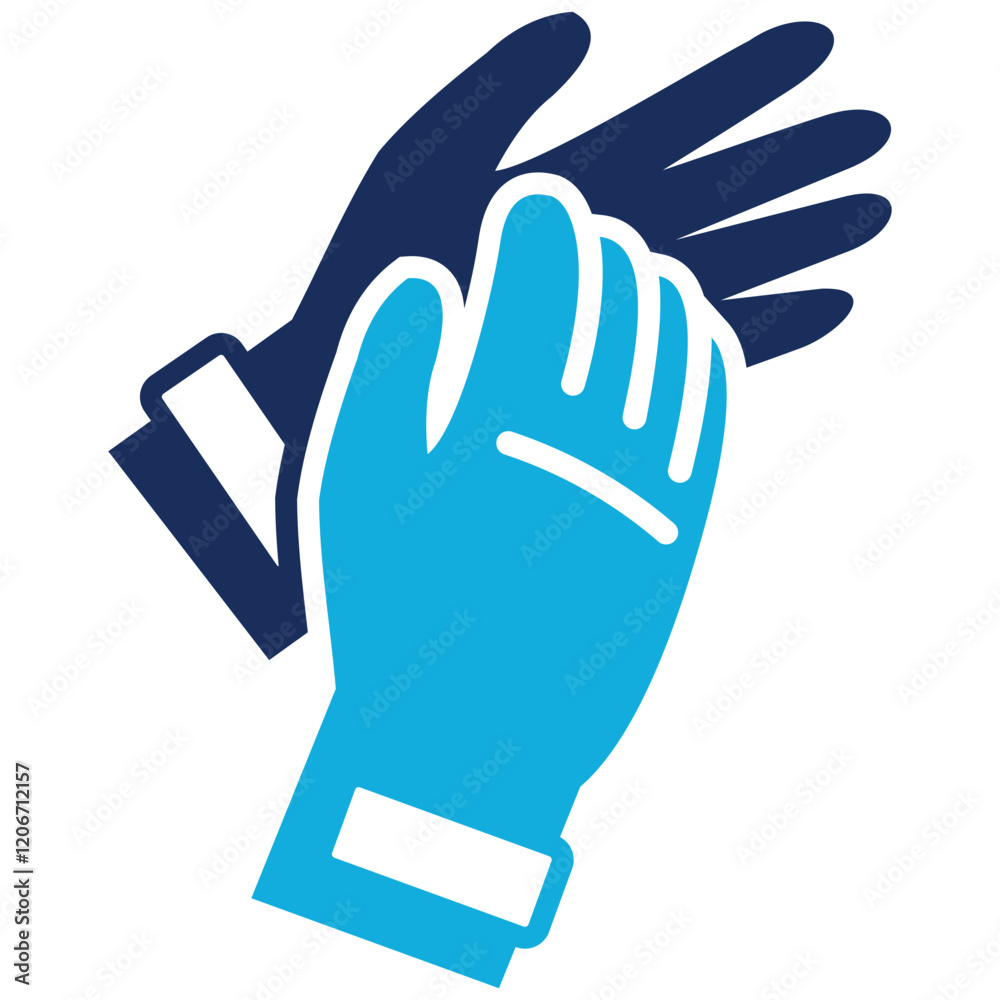 Fototapeta premium Safety Gloves Icon