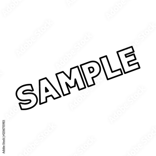 Sample icon design template