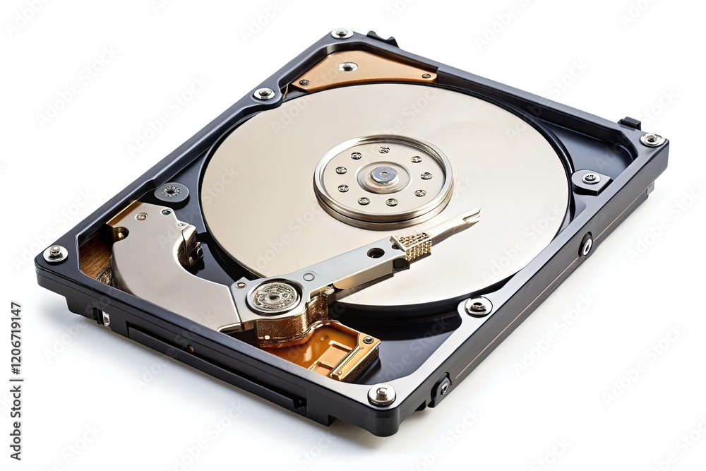2.5 Inch Laptop Hard Drive Isolated on White, Clipping Path Included 2.5 Inch Laptop Hard Drive Isolated on White, Clipping Path Included