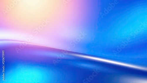 A luxurious highgloss blue background that shine photo