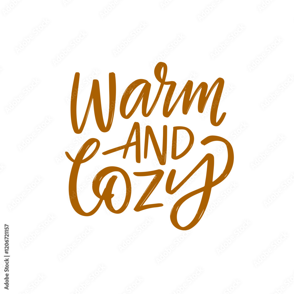 Fototapeta premium Discover this Cozy Typography Design, ideal for Comfort Themes, crafted for harmonious vibes