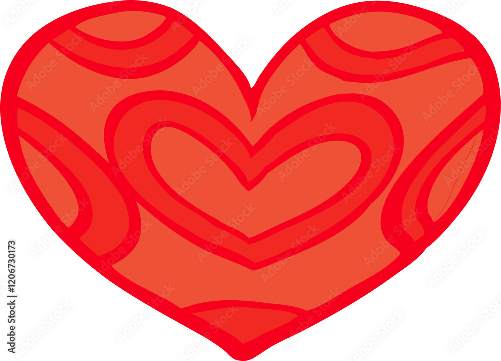 red heart wrinkled paper, love valentine red heart wrinkled paper, love valentine