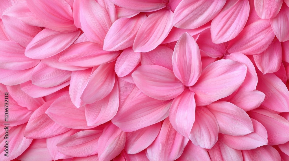 Delicate Pink Flower Petals Background Texture Close up Soft Floral Image